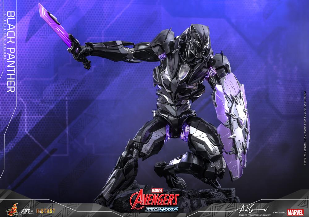 Avengers Mech Strike AC05D55 Black Panther 1/6th Scale Collectible Figure Gallery Image 15