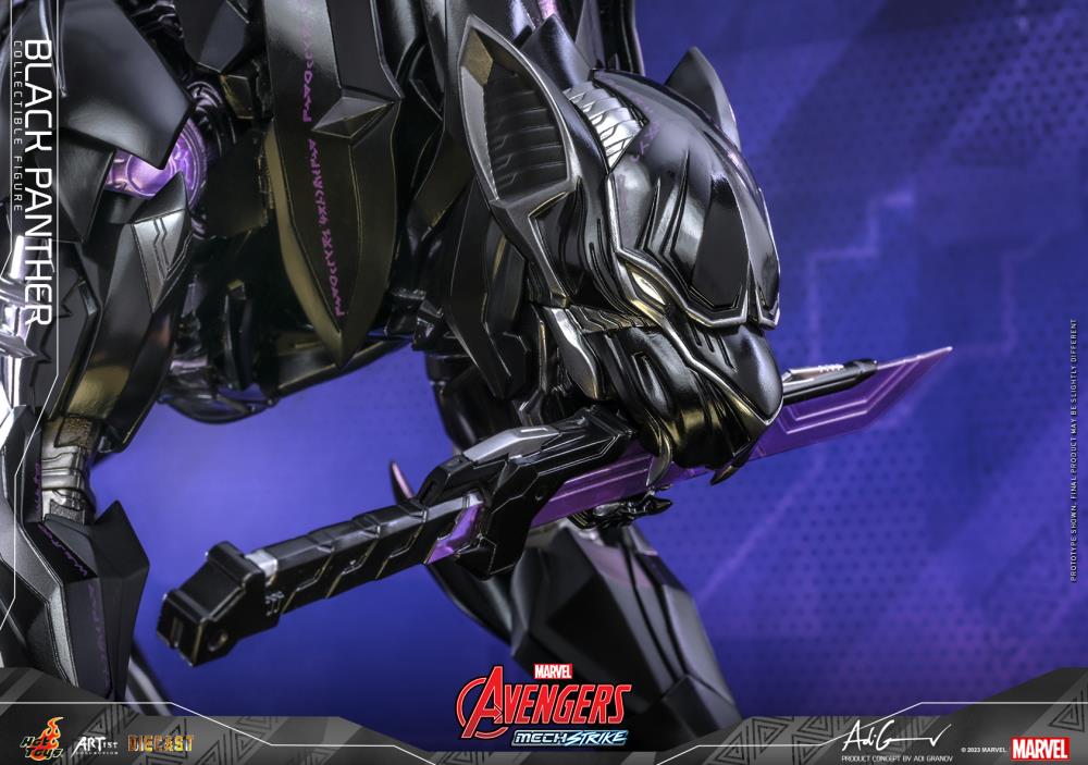 Avengers Mech Strike AC05D55 Black Panther 1/6th Scale Collectible Figure Gallery Image 22
