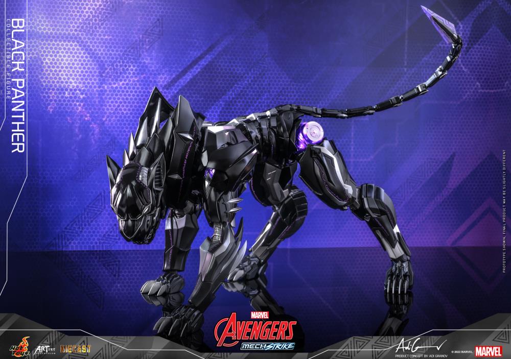 Avengers Mech Strike AC05D55 Black Panther 1/6th Scale Collectible Figure Gallery Image 8