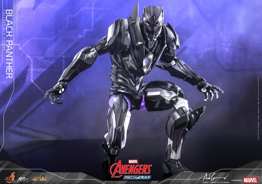 Avengers Mech Strike AC05D55 Black Panther 1/6th Scale Collectible Figure Gallery Image 18