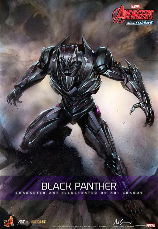 Avengers Mech Strike AC05D55 Black Panther 1/6th Scale Collectible Figure Gallery Image 4
