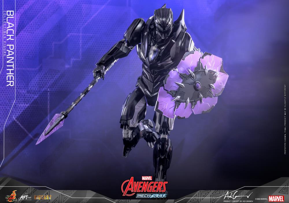 Avengers Mech Strike AC05D55 Black Panther 1/6th Scale Collectible Figure Gallery Image 14