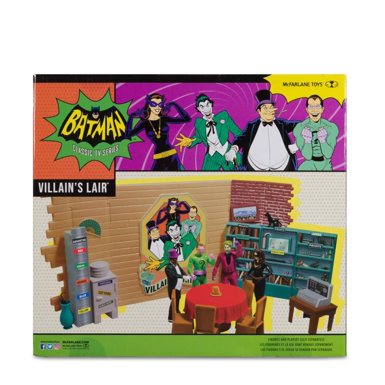 Batman Classic TV Series DC Retro Villain's Lair Playset