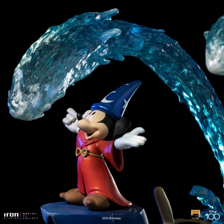 Fantasia Mickey 1/10 Deluxe Art Scale Limited Edition Statue Gallery Image 11