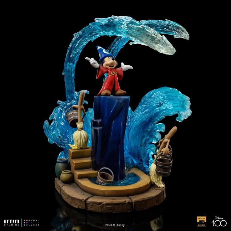 Fantasia Mickey 1/10 Deluxe Art Scale Limited Edition Statue Gallery Image 6