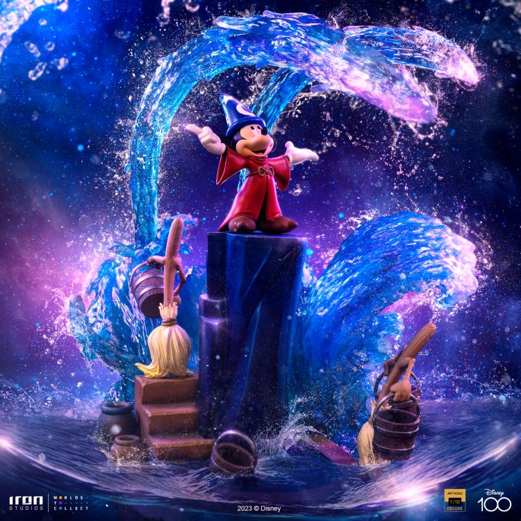 Fantasia Mickey 1/10 Deluxe Art Scale Limited Edition Statue Gallery Image 3