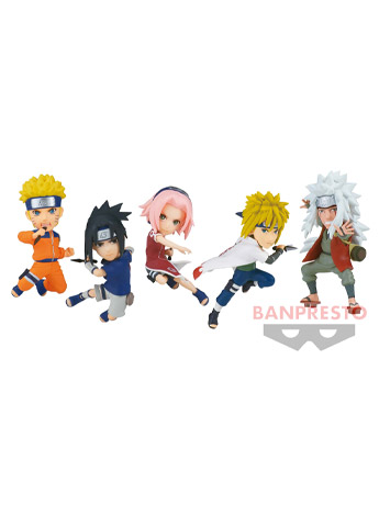 Naruto World Collectable Figure Set of 5 Figures Gallery Image 2