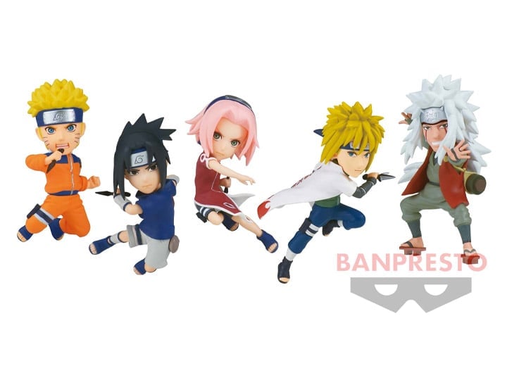 Naruto World Collectable Figure Set of 5 Figures Gallery Image 1