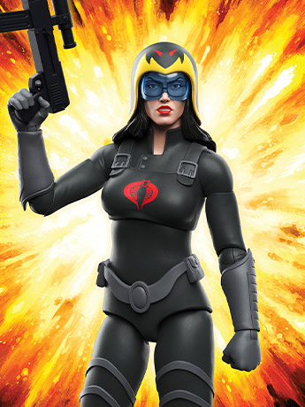 G.I. Joe ULTIMATES! Baroness (Black Suit Ver.) Action Figure Gallery Image 2