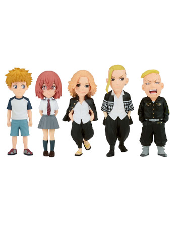 Tokyo Revengers World Collectable Figure Battle of August 3rd Act 1 Set of 5 Figures Gallery Image 2