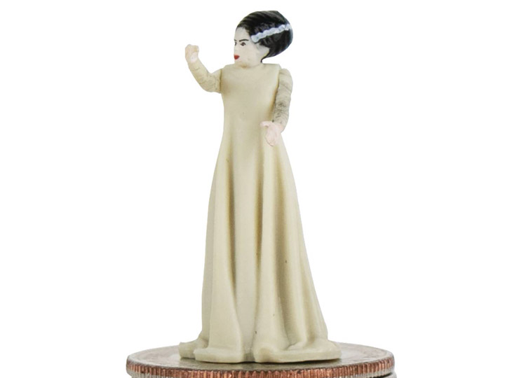 Universal Monsters World's Smallest Bride of Frankenstein Micro Action Figure Gallery Image 1