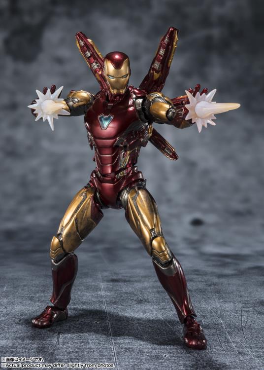 Avengers: Endgame S.H.Figuarts Iron Man Mk 85 (Five Years Later) Action Figure Gallery Image 6