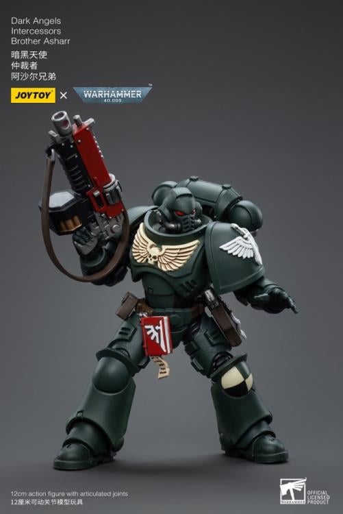 Warhammer 40k Dark Angels Intercessors Brother Asharr 1/18 Scale Action Figure Gallery Image 9