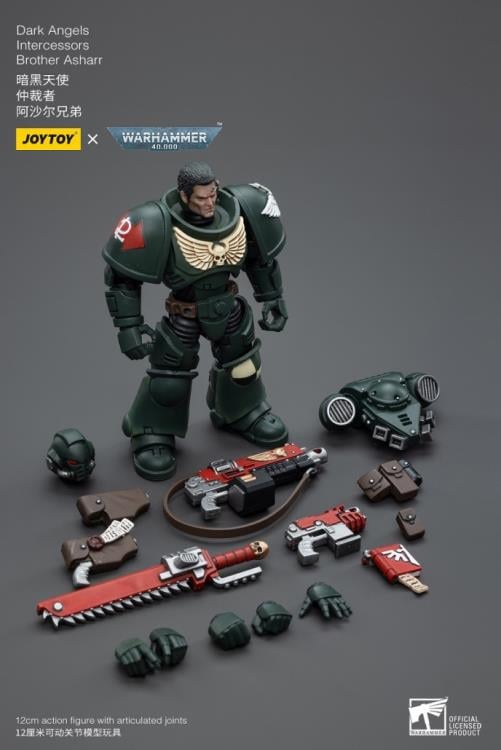 Warhammer 40k Dark Angels Intercessors Brother Asharr 1/18 Scale Action Figure Gallery Image 10
