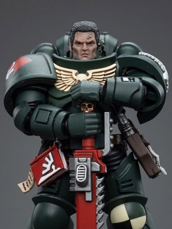 Warhammer 40k Dark Angels Intercessors Brother Asharr 1/18 Scale Action Figure Gallery Image 2