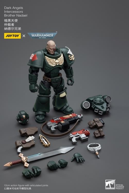 Warhammer 40k Dark Angels Intercessors Brother Nadael 1/18 Scale Action Figure Gallery Image 10
