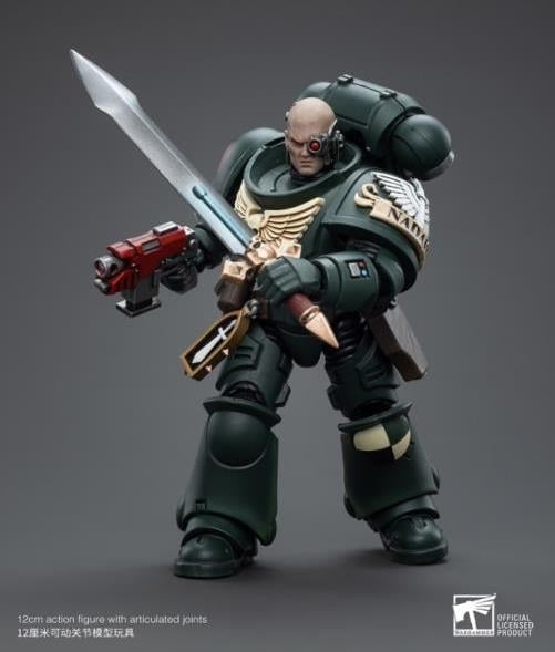 Warhammer 40k Dark Angels Intercessors Brother Nadael 1/18 Scale Action Figure Gallery Image 6