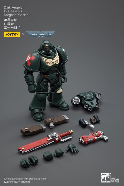 Warhammer 40k Dark Angels Intercessors Sergeant Caslan 1/18 Scale Figure Gallery Image 10