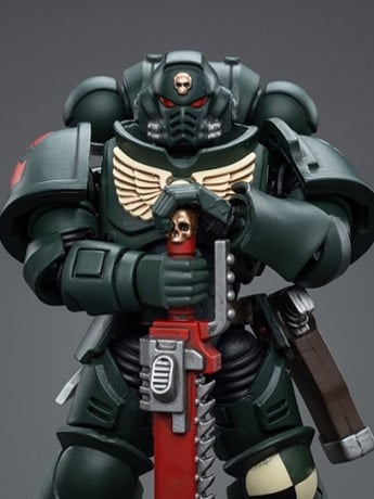 Warhammer 40k Dark Angels Intercessors Sergeant Caslan 1/18 Scale Figure Gallery Image 2
