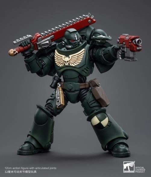 Warhammer 40k Dark Angels Intercessors Sergeant Rakiel 1/18 Scale Figure Gallery Image 8