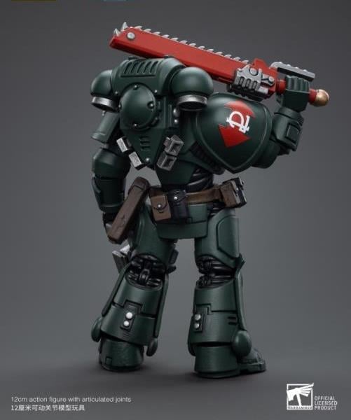 Warhammer 40k Dark Angels Intercessors Sergeant Rakiel 1/18 Scale Figure Gallery Image 4