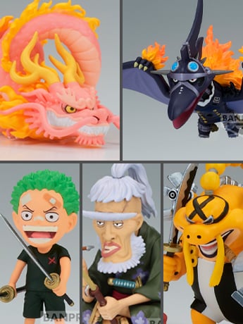 One Piece World Collectable Figure Wano Country Onigashima 10 Set of 5 Figures Gallery Image 2