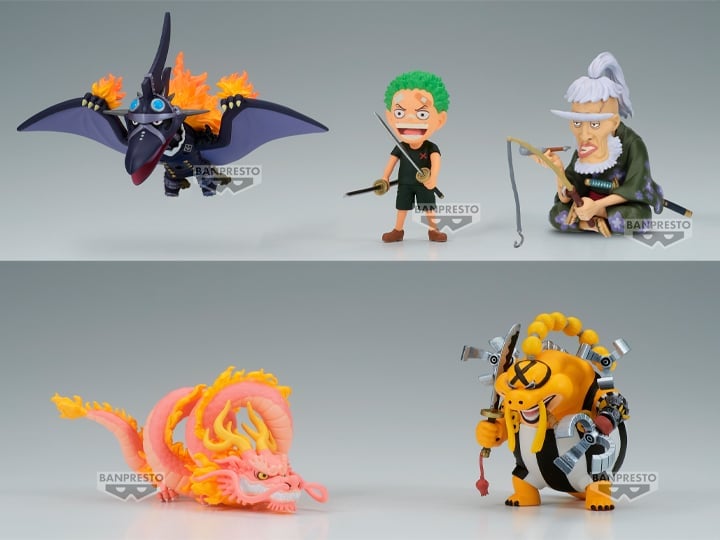 One Piece World Collectable Figure Wano Country Onigashima 10 Set of 5 Figures Gallery Image 1