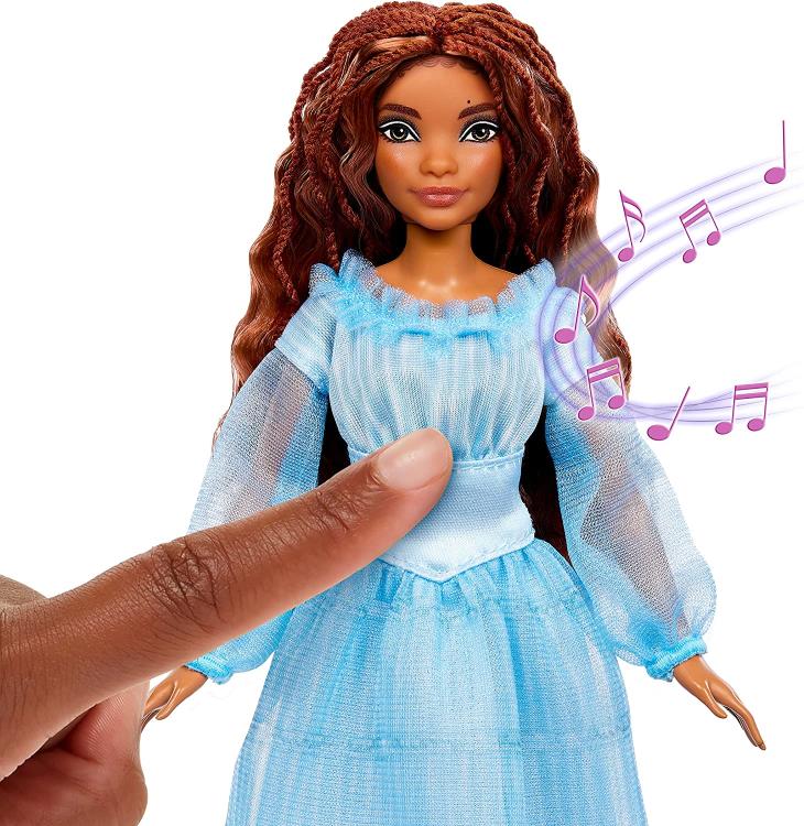 ariel blue dress doll Amazon.com: Mattel Disney The Little Mermaid Ariel Fashion Doll on Land Wearing Signature Blue Dress, Inspired by the Movie : Toys & Games