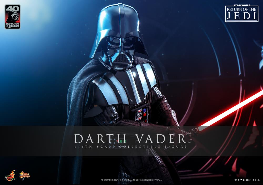 Star Wars: Return of the Jedi 40th Anniversary MMS699 Darth Vader 1/6th Scale Collectible Figure Gallery Image 3