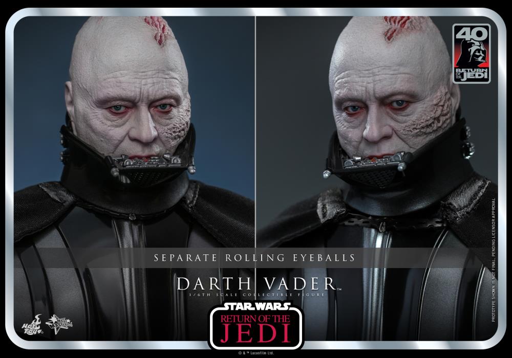 Star Wars: Return of the Jedi 40th Anniversary MMS699 Darth Vader 1/6th Scale Collectible Figure Gallery Image 9