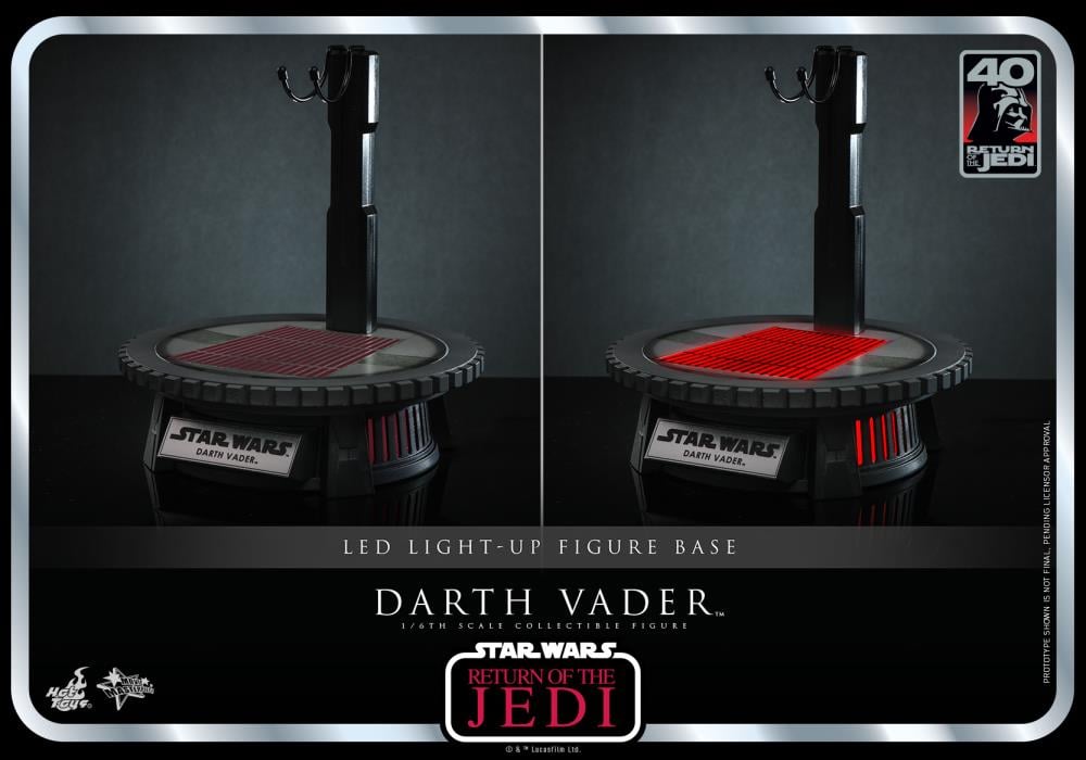 Star Wars: Return of the Jedi 40th Anniversary MMS699 Darth Vader 1/6th Scale Collectible Figure Gallery Image 19