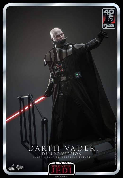 Star Wars: Return of the Jedi 40th Anniversary MMS700 Darth Vader Deluxe 1/6th Scale Collectible Figure Gallery Image 6