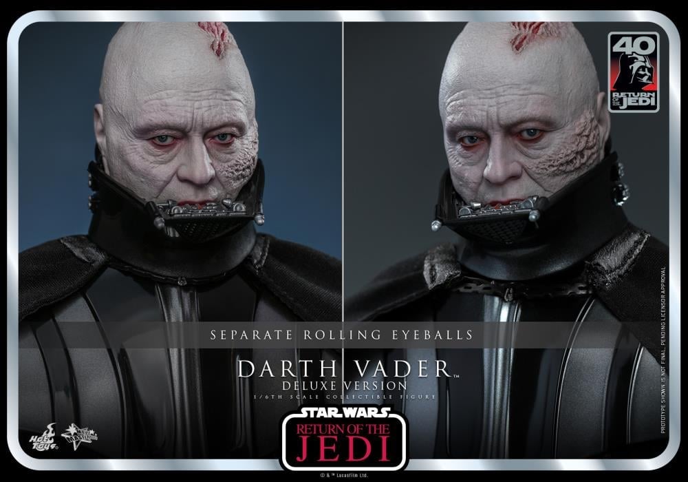 Star Wars: Return of the Jedi 40th Anniversary MMS700 Darth Vader Deluxe 1/6th Scale Collectible Figure Gallery Image 17