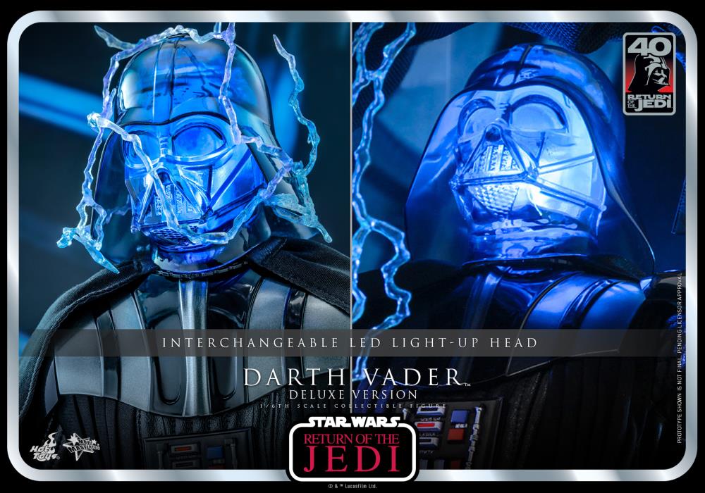 Star Wars: Return of the Jedi 40th Anniversary MMS700 Darth Vader Deluxe 1/6th Scale Collectible Figure Gallery Image 13