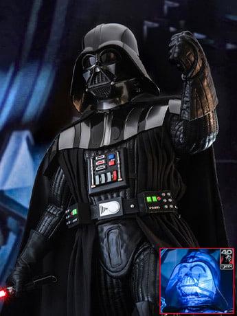 Star Wars: Return of the Jedi 40th Anniversary MMS700 Darth Vader Deluxe 1/6th Scale Collectible Figure Gallery Image 2