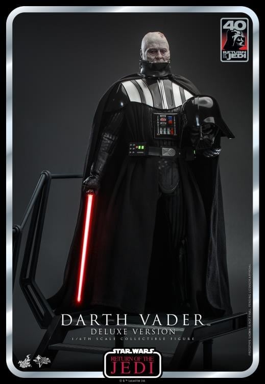 Star Wars: Return of the Jedi 40th Anniversary MMS700 Darth Vader Deluxe 1/6th Scale Collectible Figure Gallery Image 5
