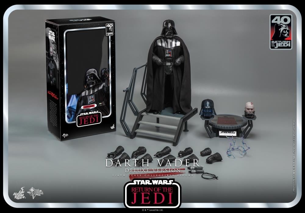Star Wars: Return of the Jedi 40th Anniversary MMS700 Darth Vader Deluxe 1/6th Scale Collectible Figure Gallery Image 25