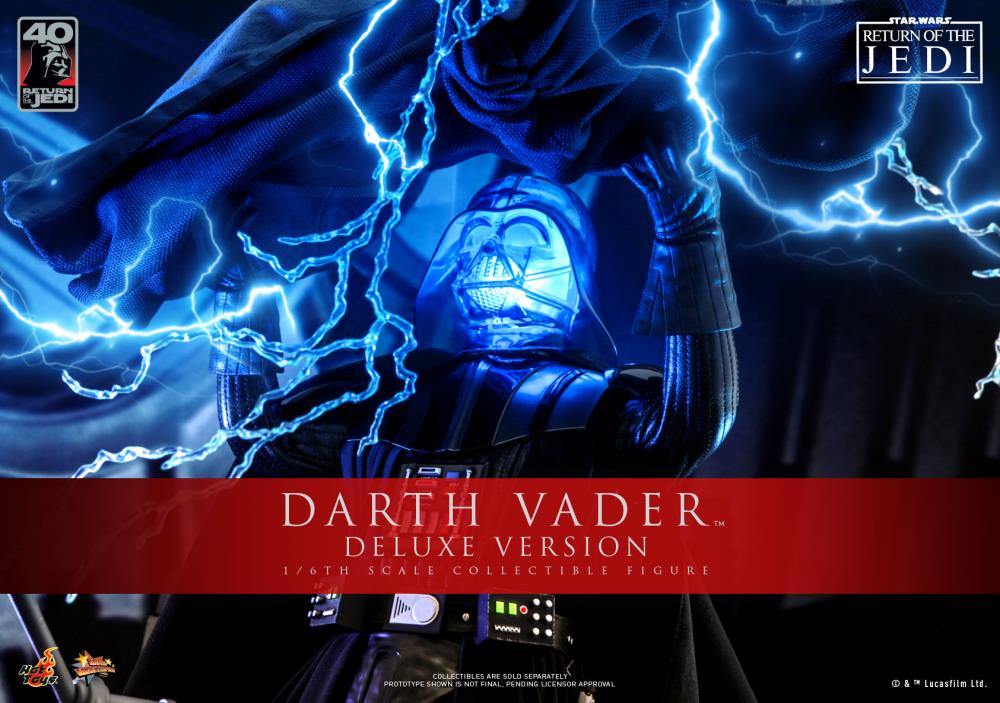 Star Wars: Return of the Jedi 40th Anniversary MMS700 Darth Vader Deluxe 1/6th Scale Collectible Figure Gallery Image 3