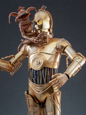 Star Wars: Return of the Jedi 40th Anniversary MMS701D56 C-3PO 1/6th Scale Collectible Figure Gallery Image 2