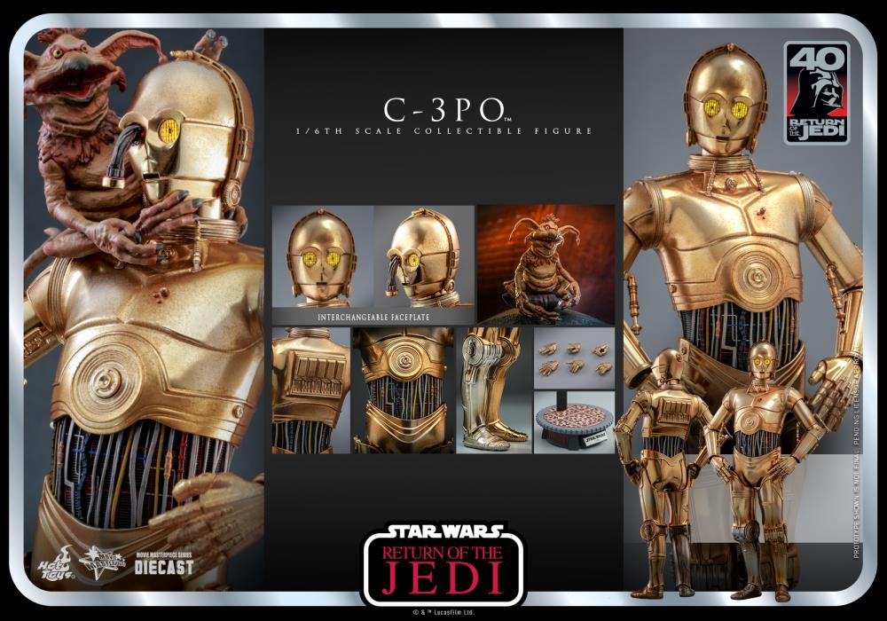 Star Wars: Return of the Jedi 40th Anniversary MMS701D56 C-3PO 1/6th Scale Collectible Figure Gallery Image 21