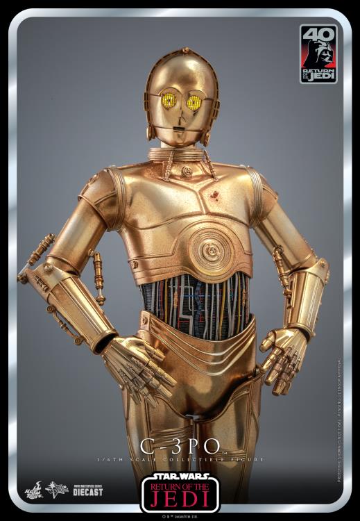 Star Wars: Return of the Jedi 40th Anniversary MMS701D56 C-3PO 1/6th Scale Collectible Figure Gallery Image 7