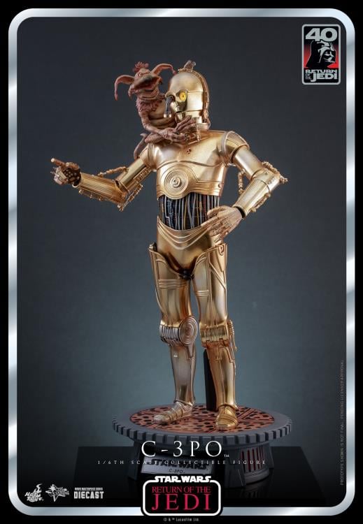 Star Wars: Return of the Jedi 40th Anniversary MMS701D56 C-3PO 1/6th Scale Collectible Figure Gallery Image 3