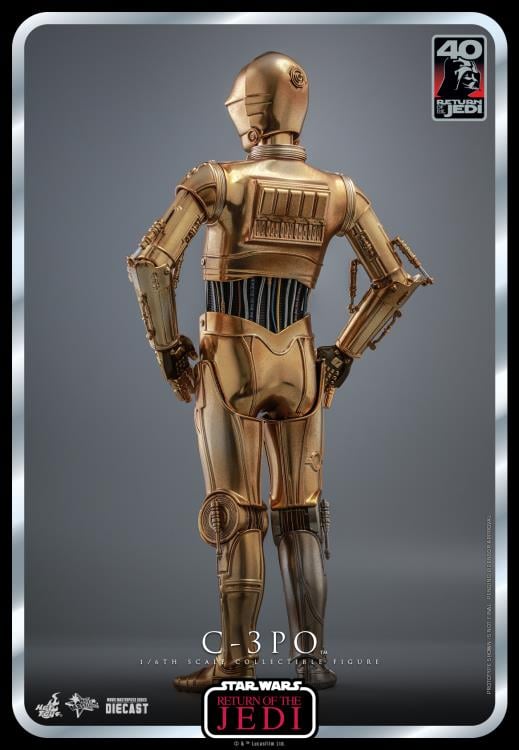 Star Wars: Return of the Jedi 40th Anniversary MMS701D56 C-3PO 1/6th Scale Collectible Figure Gallery Image 6