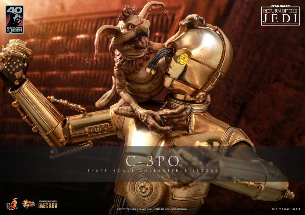 Star Wars: Return of the Jedi 40th Anniversary MMS701D56 C-3PO 1/6th Scale Collectible Figure Gallery Image 16
