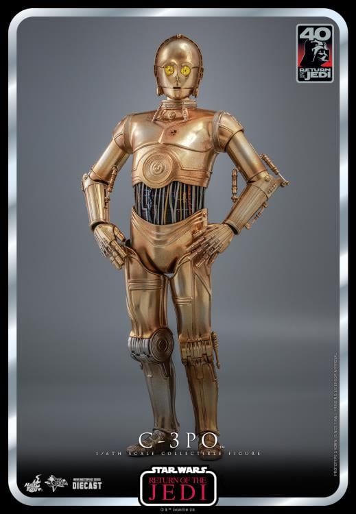Star Wars: Return of the Jedi 40th Anniversary MMS701D56 C-3PO 1/6th Scale Collectible Figure Gallery Image 5