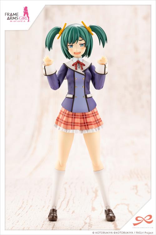 Frame Arms Girl Sousai Shoujo Teien Wakaba Girls' High School Winter Clothes Bukiko Kotobuki 1/10 Scale Model Kit Gallery Image 10