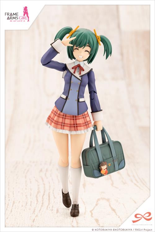 Frame Arms Girl Sousai Shoujo Teien Wakaba Girls' High School Winter Clothes Bukiko Kotobuki 1/10 Scale Model Kit Gallery Image 7