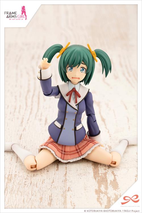 Frame Arms Girl Sousai Shoujo Teien Wakaba Girls' High School Winter Clothes Bukiko Kotobuki 1/10 Scale Model Kit Gallery Image 6