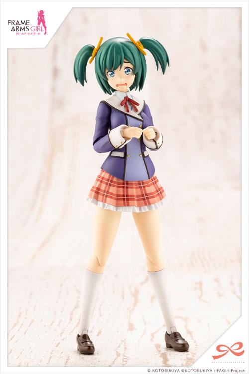 Frame Arms Girl Sousai Shoujo Teien Wakaba Girls' High School Winter Clothes Bukiko Kotobuki 1/10 Scale Model Kit Gallery Image 11