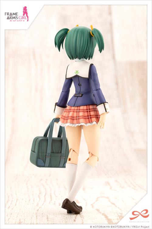 Frame Arms Girl Sousai Shoujo Teien Wakaba Girls' High School Winter Clothes Bukiko Kotobuki 1/10 Scale Model Kit Gallery Image 8